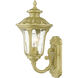 Oxford 1 Light 14.5 inch Soft Gold Outdoor Wall Lantern, Small