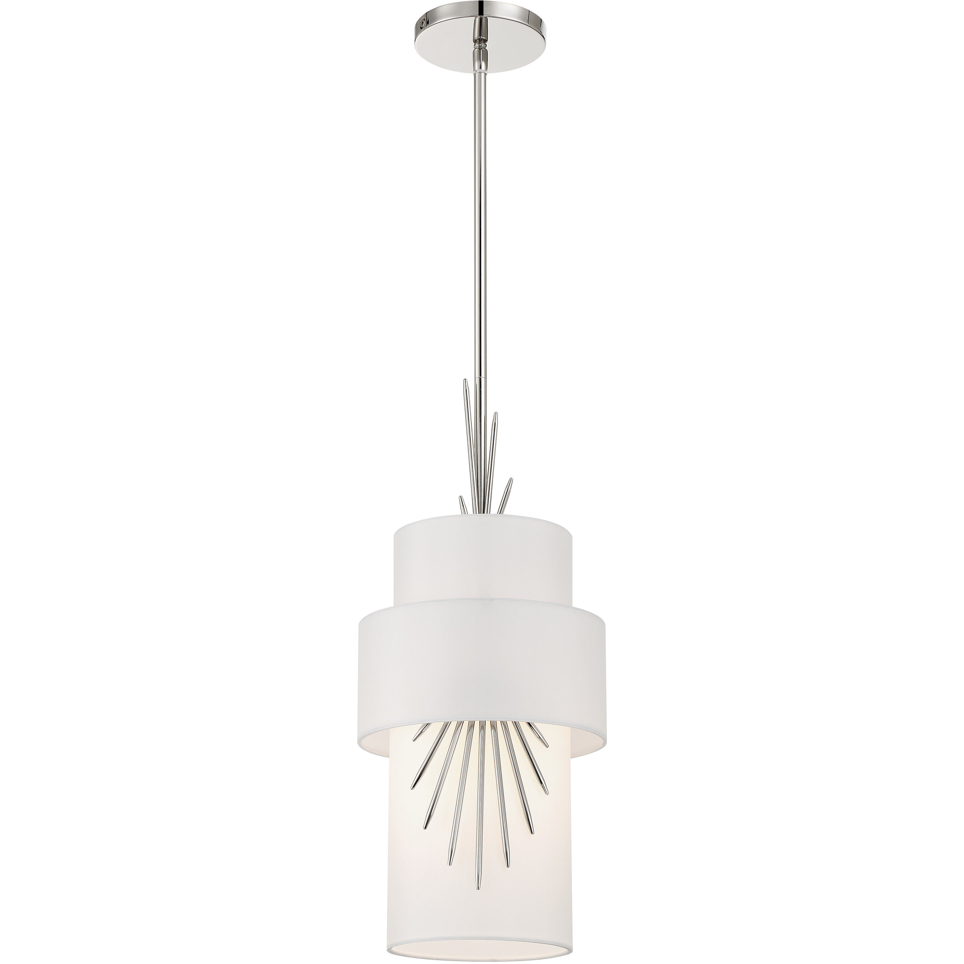 Gramercy 1 Light 8.88 inch Polished Nickel Mini Pendant Ceiling Light