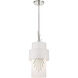 Gramercy 1 Light 8.88 inch Polished Nickel Mini Pendant Ceiling Light