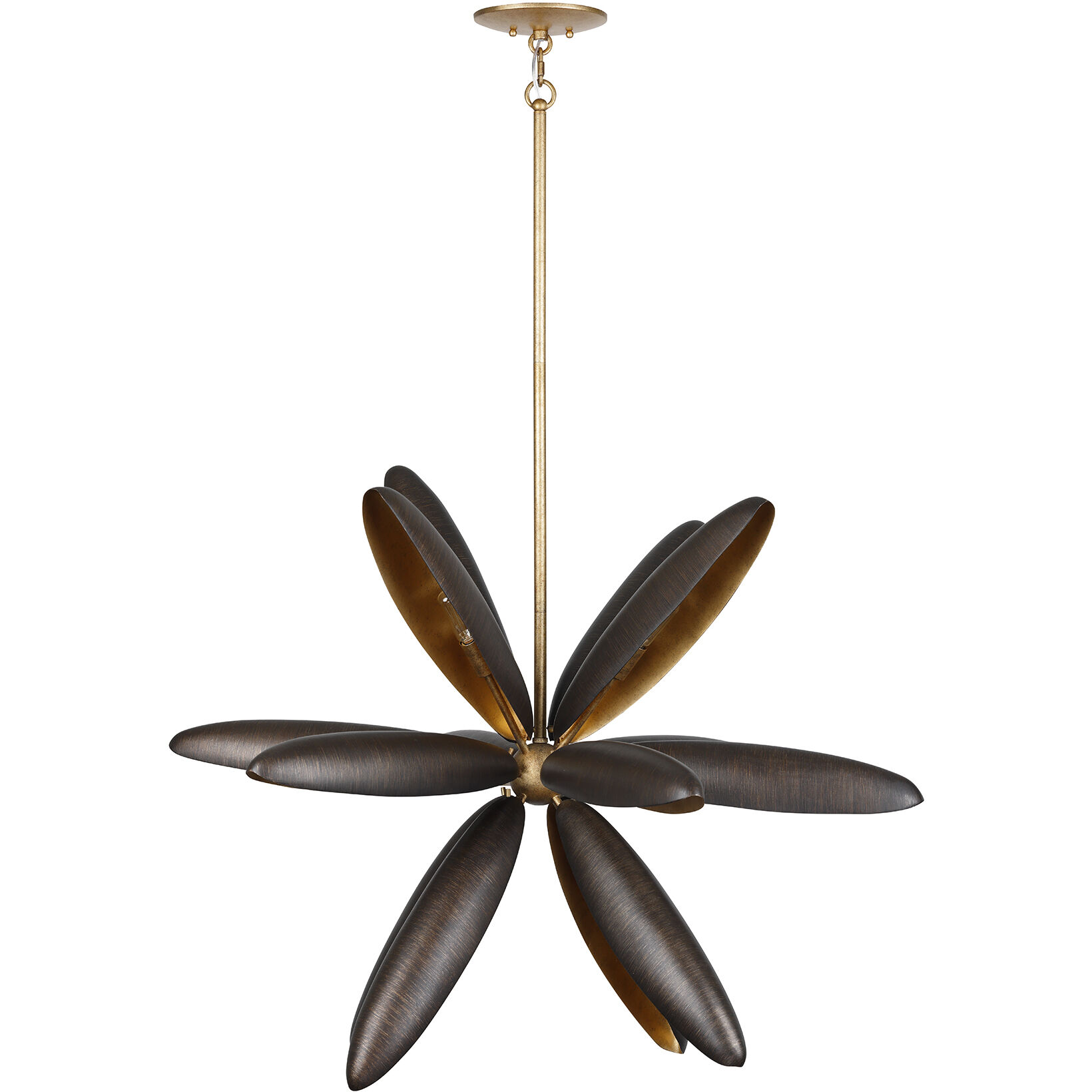 Estrella Del Mar 14 Light 36 inch Centura with Burnished Gold Chandelier Ceiling Light