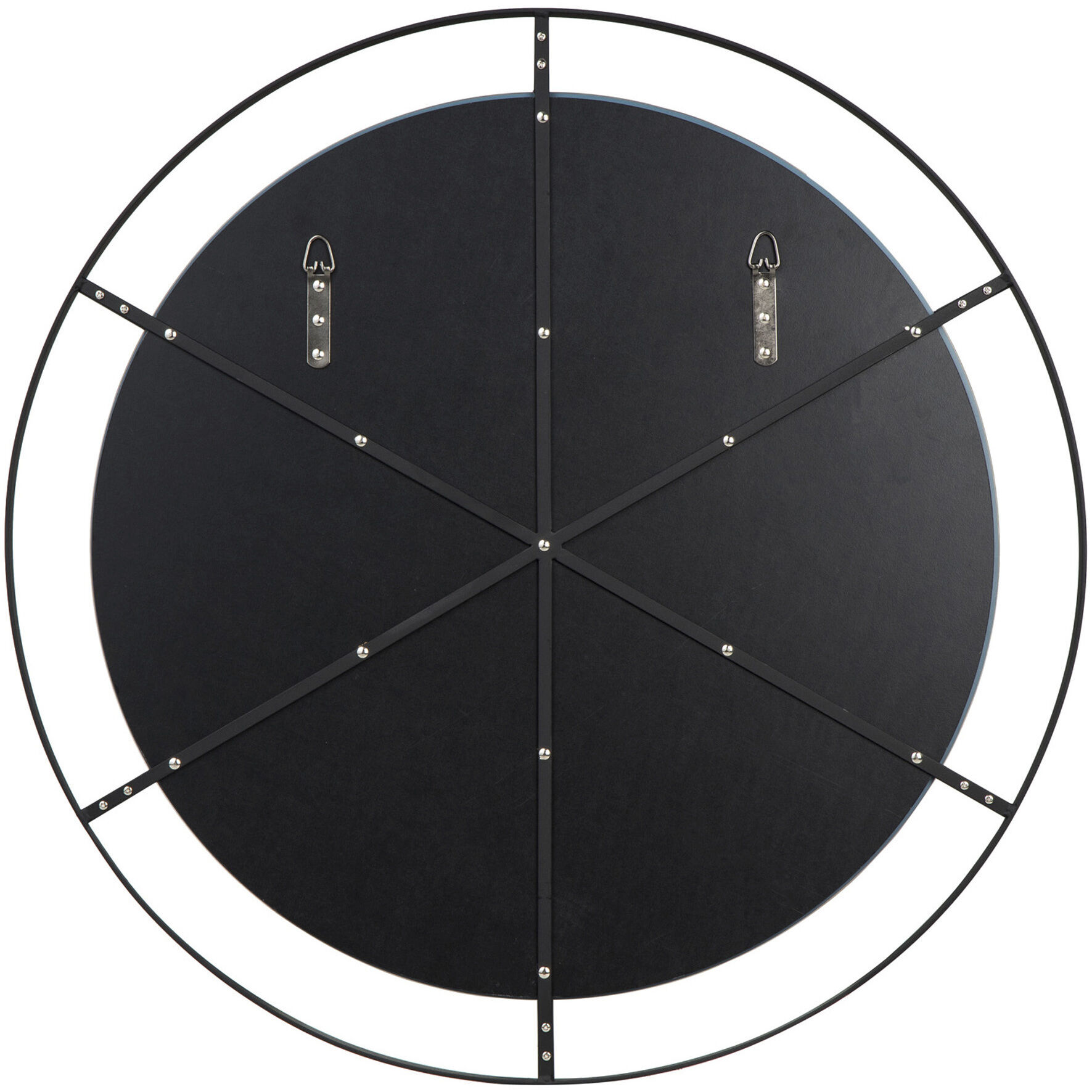 Tabon 30 X 30 inch Black Accent Mirror