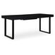 Ben 71 X 35.5 inch Black Dining Table