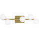 Sean Lavin Altair Bath Vanity Wall Light in Burnished Brass