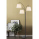 Vardon 83.5 inch 60.00 watt Black Floor Lamp Portable Light