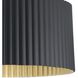 Leilani 1 Light 11 inch Brushed Gold Semi-Flush Mount Ceiling Light