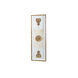 Anita 48 X 15.9 inch Clear and Gold Wall Mirror