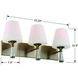 Ramsey Bath Vanity Light Wall Light in Vibrant Gold
