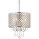 Elise 4 Light 14 inch Chrome Pendant Ceiling Light
