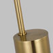 ED Ellen DeGeneres Lune 24.75 inch 4.5 watt Burnished Brass Table Lamp Portable Light