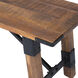 Masterson Wood & Metal Bench