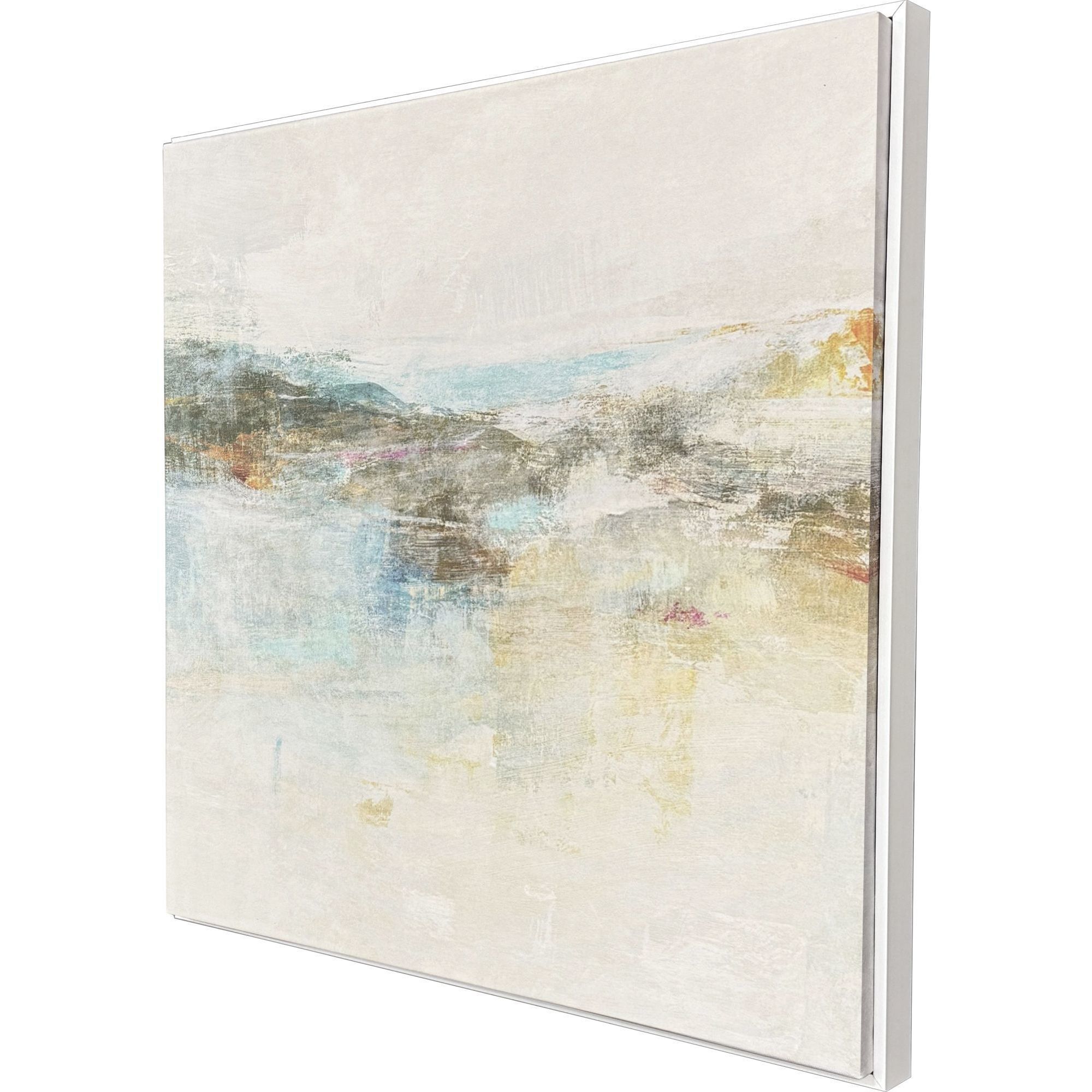 Wild Sea Beige and Brown and Teal Canvas, Propac