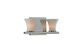 Morro Bay 2 Light 9 inch Chrome Vanity Light Wall Light