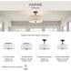 Inspire 2 Light 13 inch Graphite Flush Mount Ceiling Light