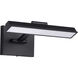 Hazel LED 12.2 inch Black Vanity Wall Light