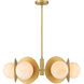 Olenne 6 Light 28 inch Legacy Brass Pendant Ceiling Light