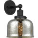 Bell 1 Light 6.5 inch Matte Black Sconce Wall Light