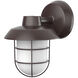 Odell LED 9.3 inch Bronze Outdoor Wall Sconce