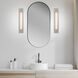 Eliza 4.5 inch Brushed Steel Wall Sconce Wall Light
