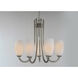 Taylor 5 Light 27.5 inch Satin Nickel Chandelier Ceiling Light