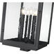 Hartwell 6 Light 31.5 inch Sand Black Outdoor Post Mount Fixture