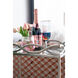 Anita Nickel Bar Cart