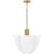 Becca 8 Light 18 inch Heritage Brass Pendant Ceiling Light
