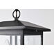 Jamesport 8 inch Matte Black Outdoor Hanging Lantern