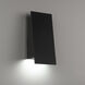 Slant LED 10.63 inch Black Outdoor Wall Light, dweLED
