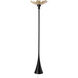 Pangea 83.4 inch 60.00 watt Black with Modern Brass Torchiere Portable Light in Black/Modern Brass