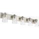 Cityview 5 Light 40 inch Brushed Nickel Vanity Sconce Wall Light, Extra Large