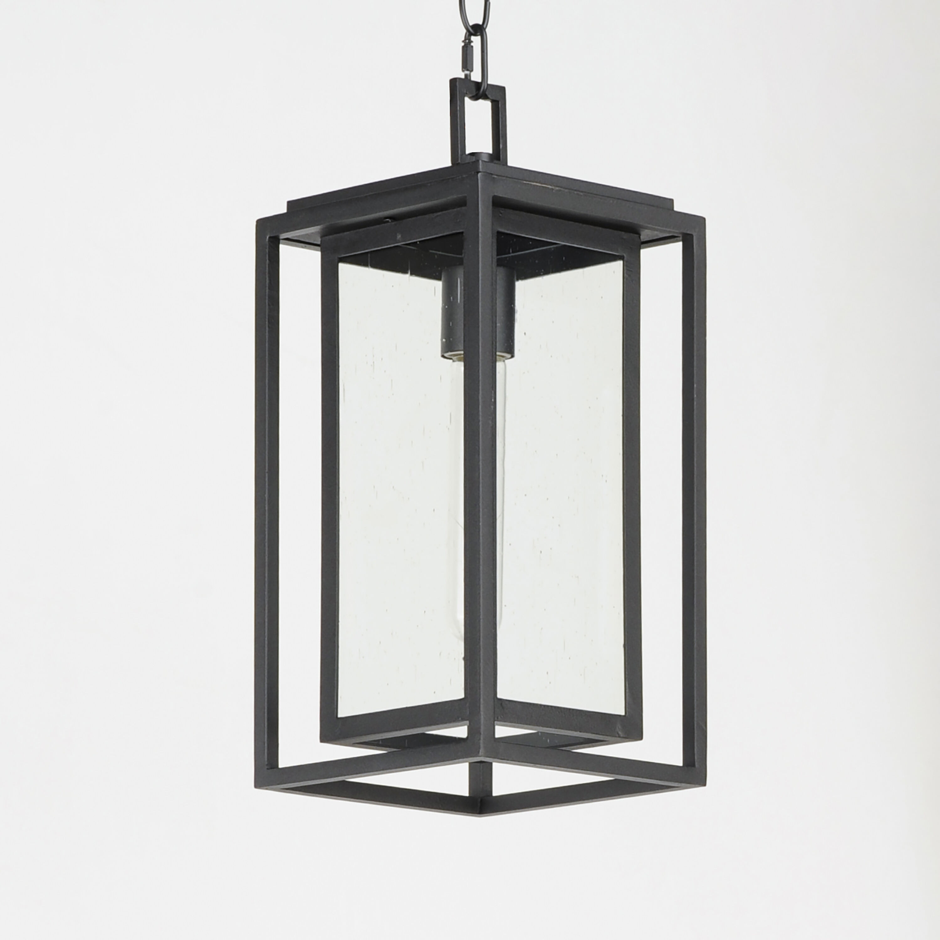 Cabana 1 Light 7 inch Black Outdoor Pendant