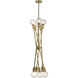 Armstrong 8 Light 30 inch Natural Brass Chandelier 1 Tier Medium Ceiling Light, 1 Tier Medium