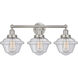 Oxford 3 Light 24.5 inch Brushed Satin Nickel Bath Vanity Light Wall Light