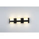 Cambridge LED 21.25 inch Black Vanity Light Wall Light