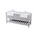 Clement 72 X 22 X 34.13 inch Grey Bathroom Vanity Cabinet