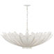 AERIN Hampton 6 Light 40 inch Plaster White Chandelier Ceiling Light, Extra Large