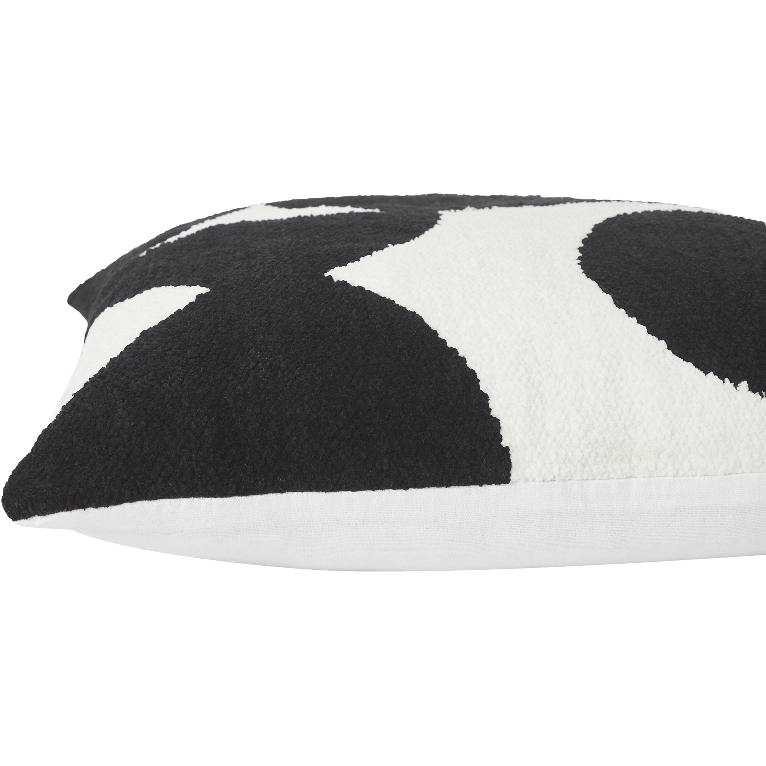 Mauro 20 inch Black and Off-White Indoor Pillow