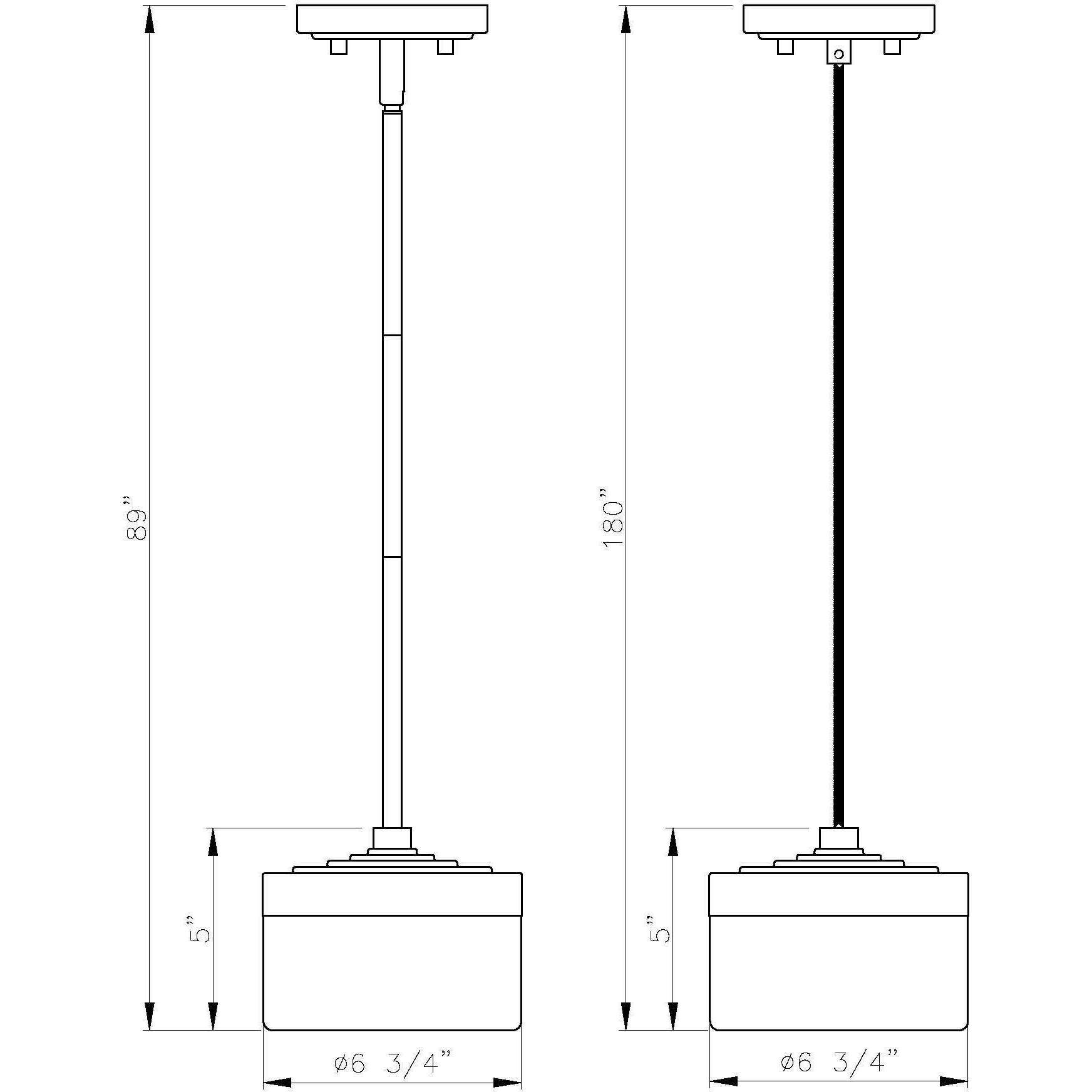 Renaud Pendant Ceiling Light in Modern Gold