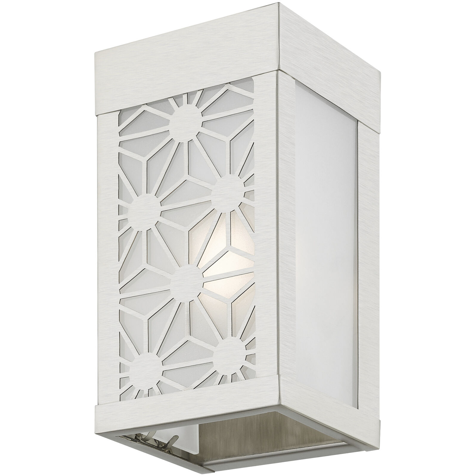 Berkeley 1 Light 9 inch Brushed Nickel Outdoor Small Sconce, Small