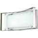 Crystal Clear LED 16 inch Polished Nickel Bath Light Wall Light