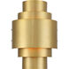 Spyglass Terrace 2 Light 10 inch Soft Brass Wall Sconce Wall Light