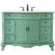 Danville 48 X 21 X 36 inch Vintage Mint Vanity Sink Set
