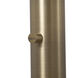 Palm Springs 84 inch 100.00 watt Weathered Brass and Black Arc Floor Lamp Portable Light in Blue Tone