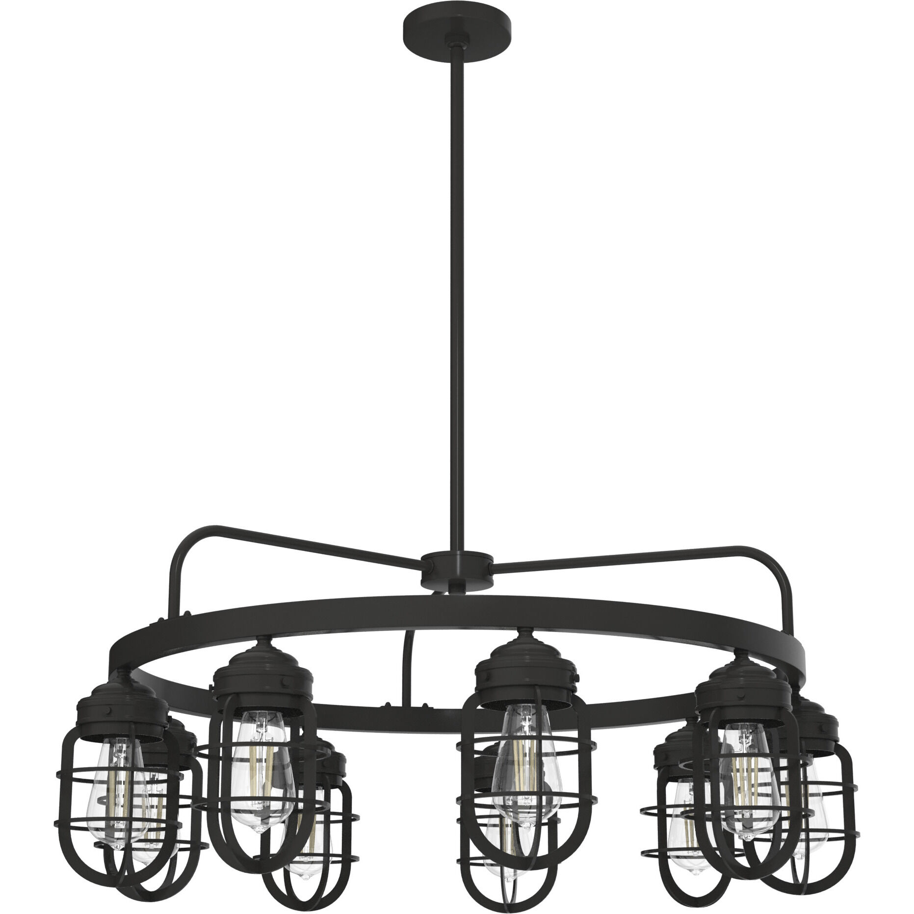 Starklake 9 Light 34.5 inch Noble Bronze Chandelier Ceiling Light