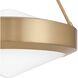 Agate 3 Light 15 inch Champagne Gold Pendant Ceiling Light