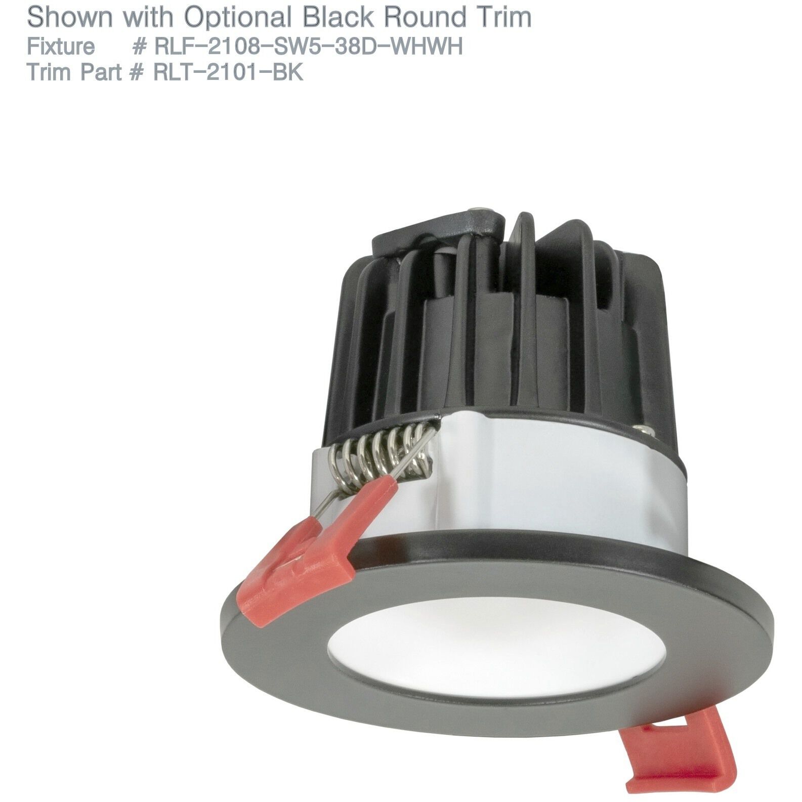Miniature White Downlight, Trimmed Recessed