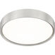Kawan LED 16 inch Brushed Nickel Flush Mount Ceiling Light