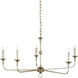 Nottaway 5 Light 36 inch Champagne Chandelier Ceiling Light, Small