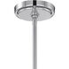 Addis 6 Light 19.75 inch Polished Chrome Chandelier Ceiling Light in Tronchi Glass White