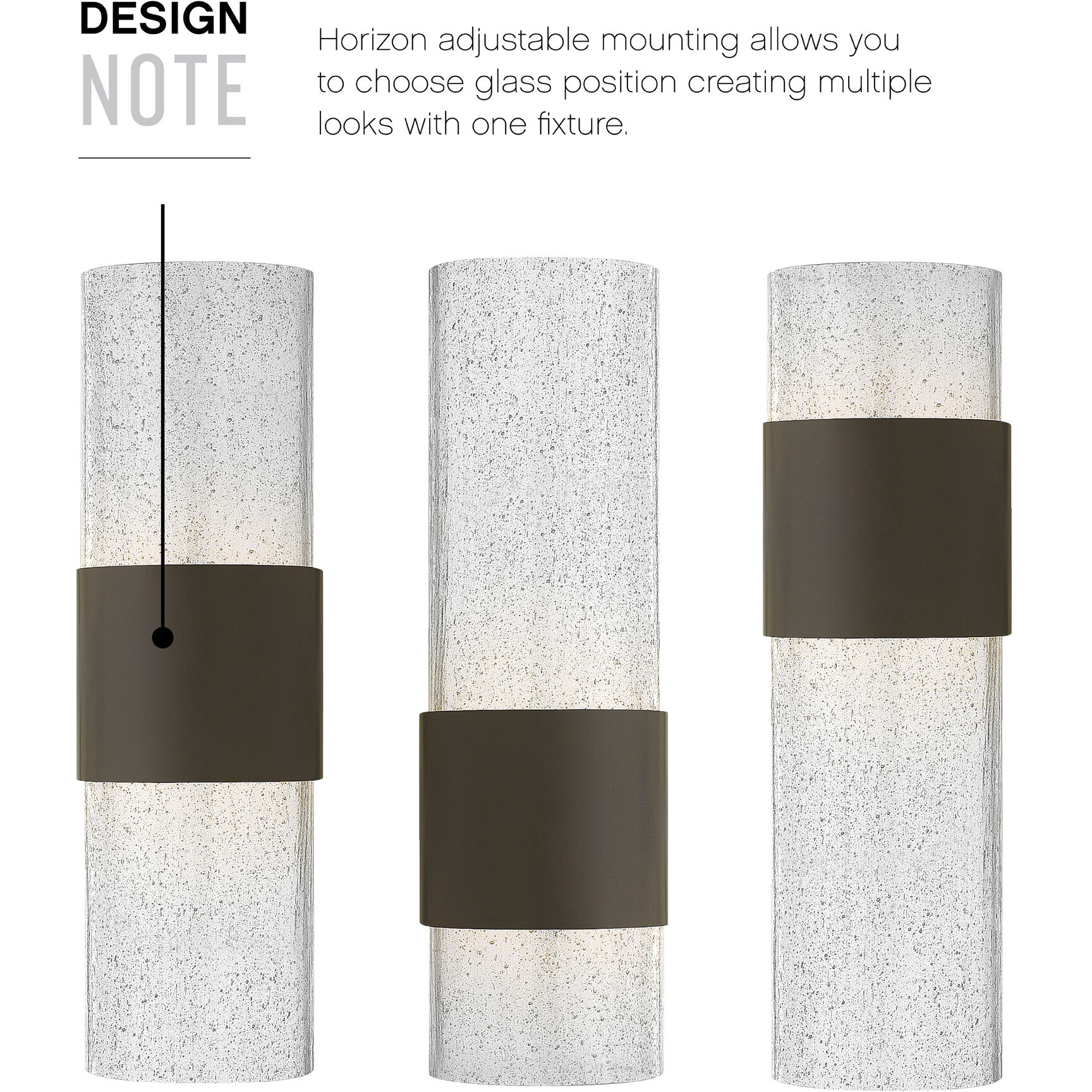 Horizon LED 17 inch Buckeye Bronze Outdoor Wall Mount Lantern, Medium